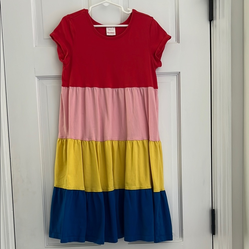 Girls Hanna Andersson Red and Pink Casual Sundress